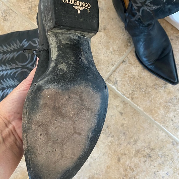 Old Gringo Myra Western Boots Black Size 9 - Picture 4 of 6